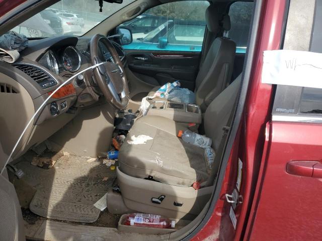 2C4RC1BGXCR390162 - 2012 CHRYSLER TOWN & COU TOURING RED photo 7