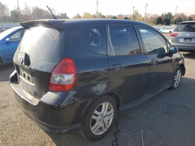 JHMGD38668S029823 - 2008 HONDA FIT SPORT BLACK photo 3