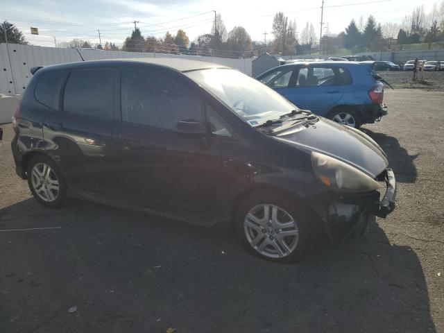 JHMGD38668S029823 - 2008 HONDA FIT SPORT BLACK photo 4