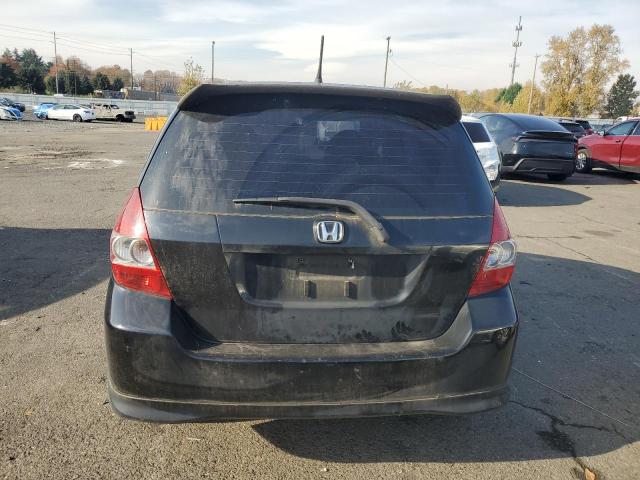 JHMGD38668S029823 - 2008 HONDA FIT SPORT BLACK photo 6