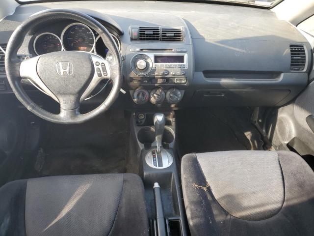 JHMGD38668S029823 - 2008 HONDA FIT SPORT BLACK photo 8