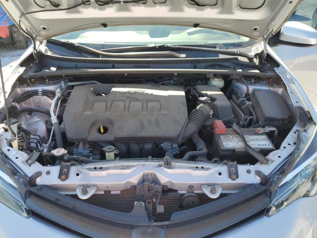 2T1BURHE2KC185453 - 2019 TOYOTA COROLLA L SILVER photo 11