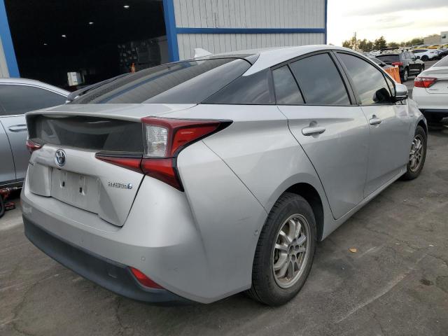 JTDKARFU9K3094885 - 2019 TOYOTA PRIUS فضي صورة 3