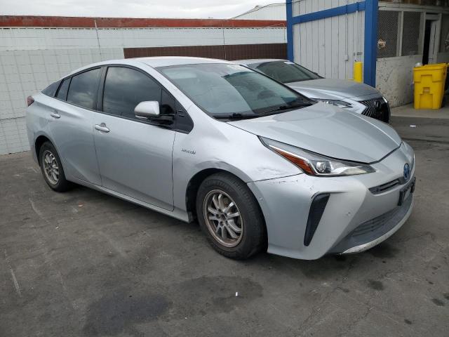 JTDKARFU9K3094885 - 2019 TOYOTA PRIUS فضي صورة 4