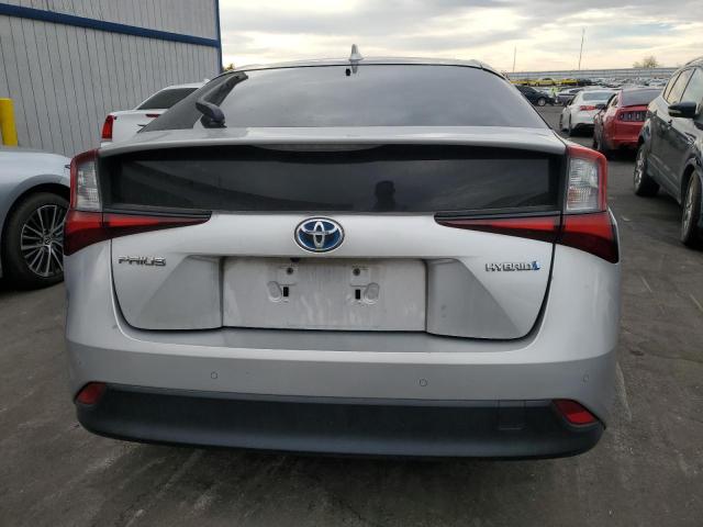 JTDKARFU9K3094885 - 2019 TOYOTA PRIUS فضي صورة 6