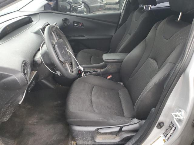 JTDKARFU9K3094885 - 2019 TOYOTA PRIUS فضي صورة 7