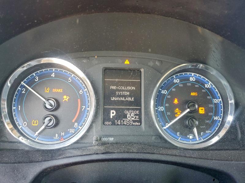 5YFBURHE5HP581255 - 2017 TOYOTA COROLLA L SILVER photo 9