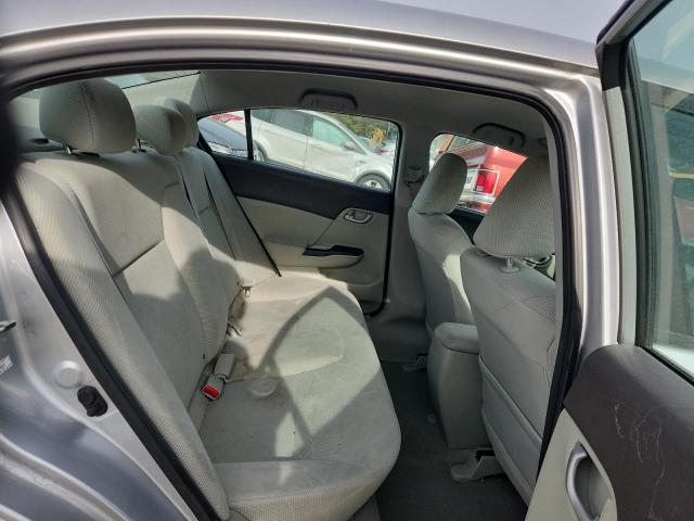 19XFB2F50CE342370 - 2012 HONDA CIVIC LX SILVER photo 10