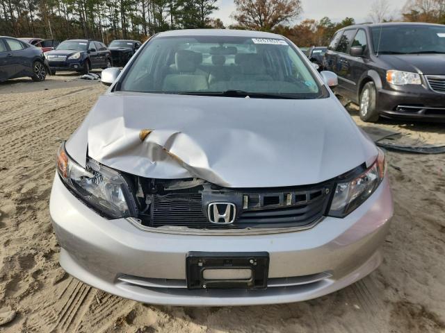 19XFB2F50CE342370 - 2012 HONDA CIVIC LX SILVER photo 5