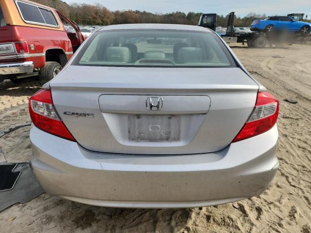 19XFB2F50CE342370 - 2012 HONDA CIVIC LX SILVER photo 6