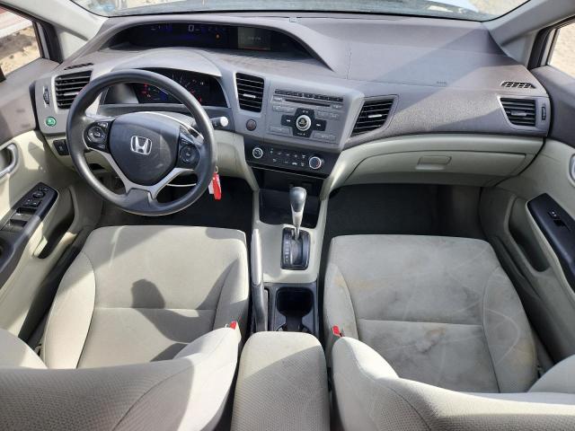 19XFB2F50CE342370 - 2012 HONDA CIVIC LX SILVER photo 8