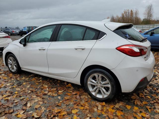 3G1BE6SM5KS560226 - 2019 CHEVROLET CRUZE LT WHITE photo 2