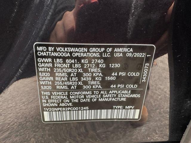 1V2GNPE82PC001245 - 2023 VOLKSWAGEN ID.4 PRO S Черный фото 13