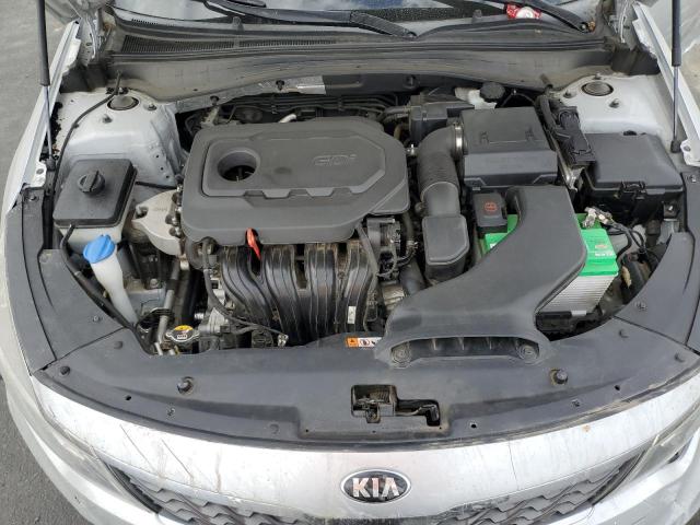 5XXGT4L33KG275544 - 2019 KIA OPTIMA LX SILVER photo 11