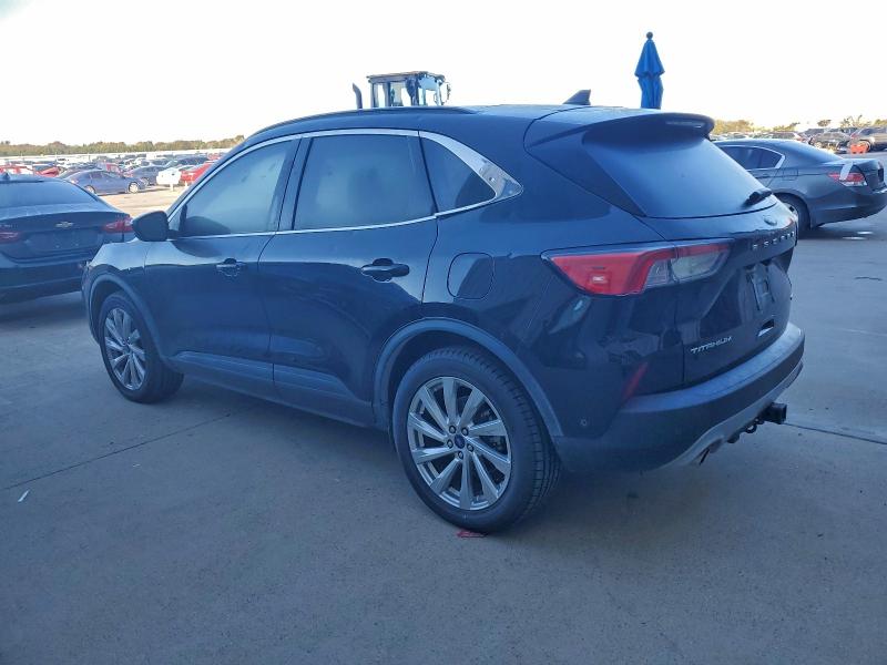1FMCU9J93MUA15380 - 2021 FORD ESCAPE TITANIUM BLACK photo 2