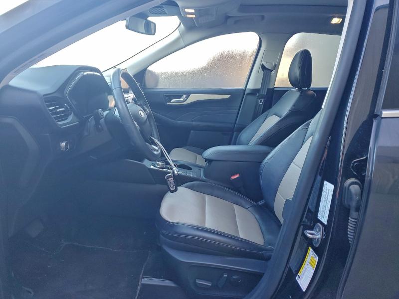 1FMCU9J93MUA15380 - 2021 FORD ESCAPE TITANIUM BLACK photo 7