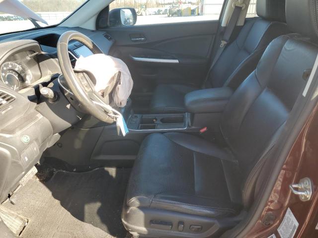 5J6RM4H76GL038145 - 2016 HONDA CR-V EXL BROWN photo 7