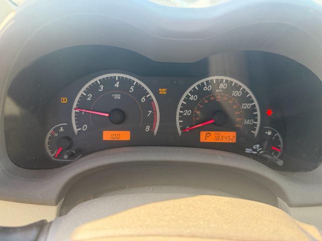 1NXBU40E39Z102202 - 2009 TOYOTA COROLLA BASE Weiß Foto 8