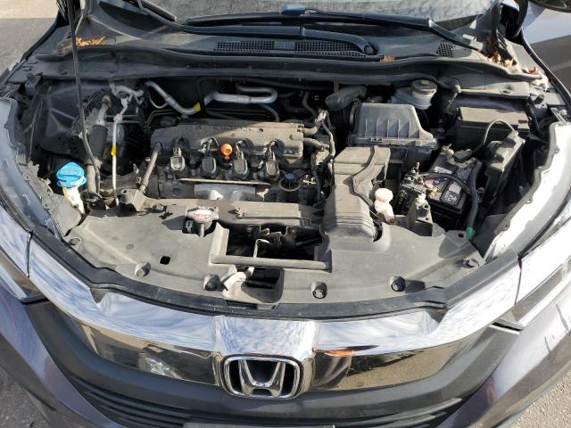 3CZRU6H3XKG730309 - 2019 HONDA HR-V LX ნაცრისფერი ფოტო 12