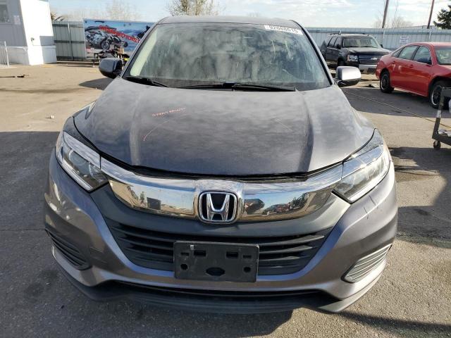 3CZRU6H3XKG730309 - 2019 HONDA HR-V LX ნაცრისფერი ფოტო 5