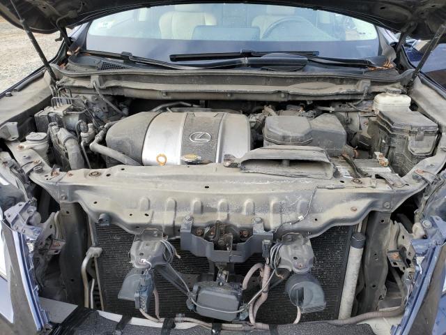 2T2BZMCA9HC056641 - 2017 LEXUS RX 350 BASE BLUE photo 12