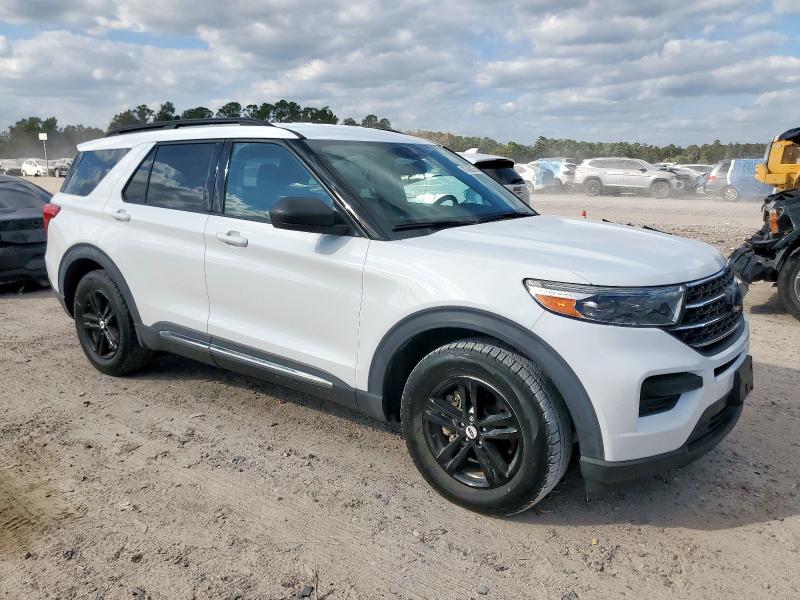 1FMSK7DH1LGC58725 - 2020 FORD EXPLORER XLT Biały zdjęcie 4