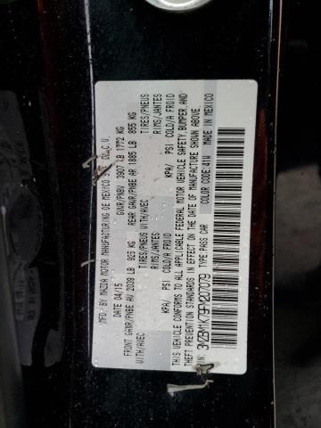 3MZBM1K79FM207079 - 2015 MAZDA 3 SPORT BLACK photo 13