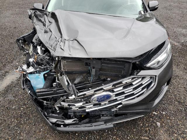 2FMPK4J99KBB80931 - 2019 FORD EDGE SEL Szary zdjęcie 12