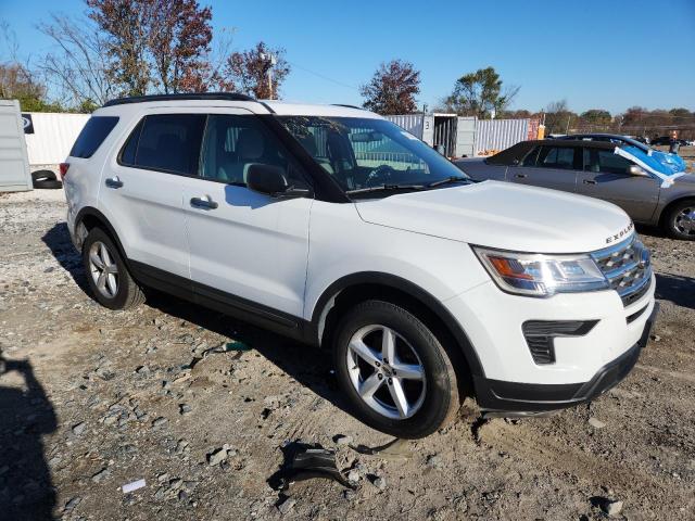1FM5K8B89JGA82851 - 2018 FORD EXPLORER WHITE photo 4