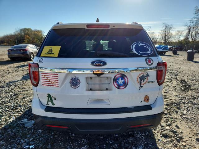 1FM5K8B89JGA82851 - 2018 FORD EXPLORER WHITE photo 6