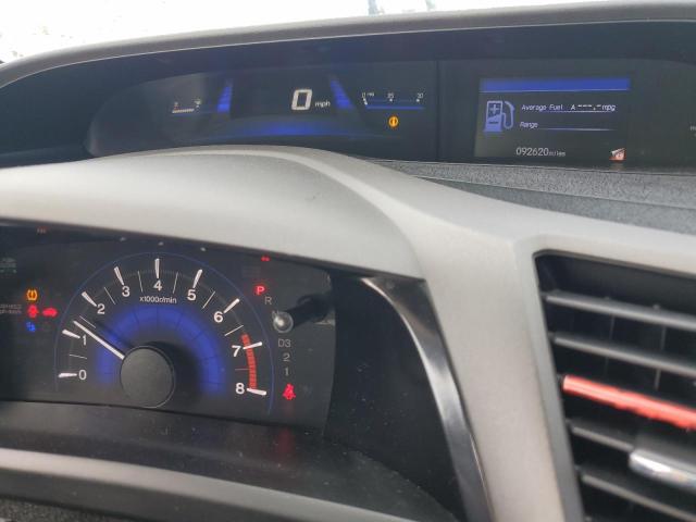 2HGFG3B86CH535247 - 2012 HONDA CIVIC EX SILVER photo 9