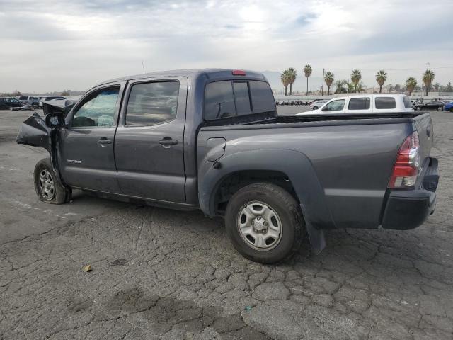 5TFJX4CN7BX006127 - 2011 TOYOTA TACOMA DOUBLE CAB CHARCOAL photo 2