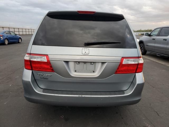 5FNRL38407B020591 - 2007 HONDA ODYSSEY EX SILVER photo 6