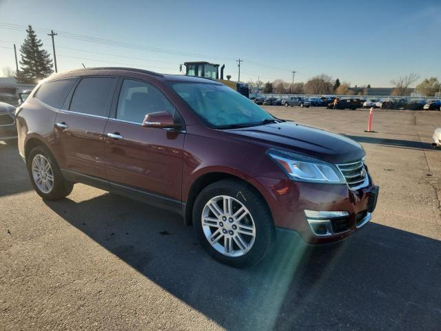 1GNKVGKD8FJ359741 - 2015 CHEVROLET TRAVERSE LT Қызыл фото 4