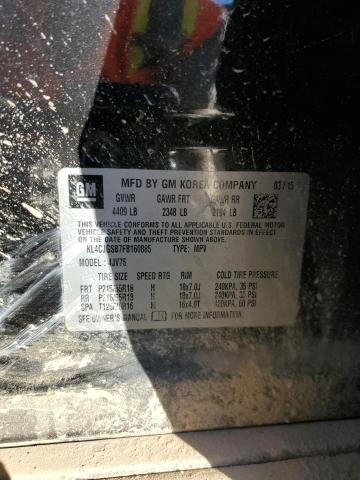 KL4CJGSB7FB160885 - 2015 BUICK ENCORE CHARCOAL photo 12