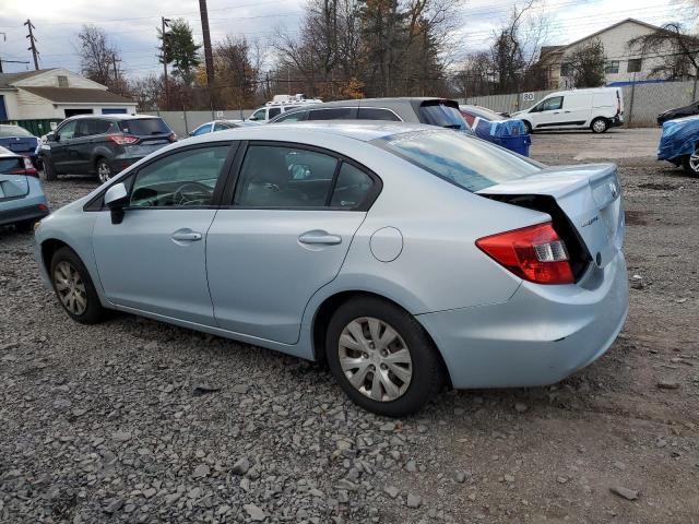 2HGFB2F57CH563986 - 2012 HONDA CIVIC LX SILVER photo 2