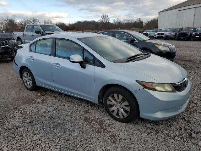 2HGFB2F57CH563986 - 2012 HONDA CIVIC LX SILVER photo 4