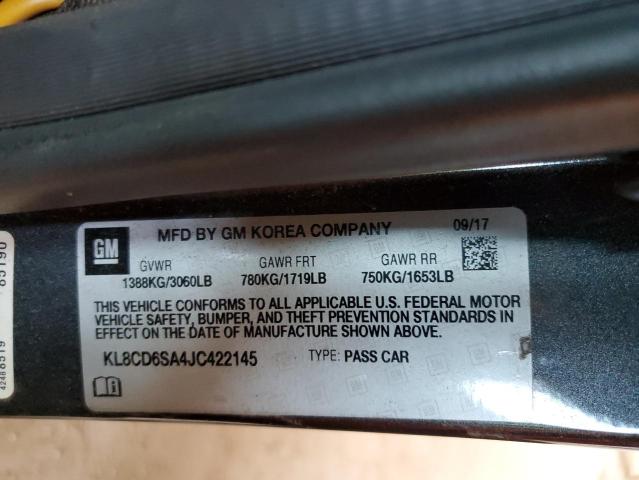 KL8CD6SA4JC422145 - 2018 CHEVROLET SPARK 1LT 石墨色 照片 13