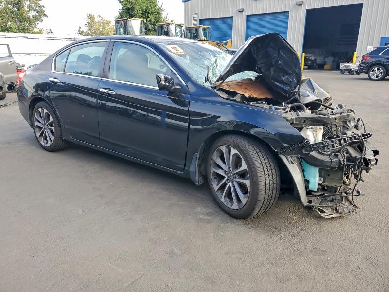 1HGCR2F55EA167250 - 2014 HONDA ACCORD SPORT BLACK photo 4