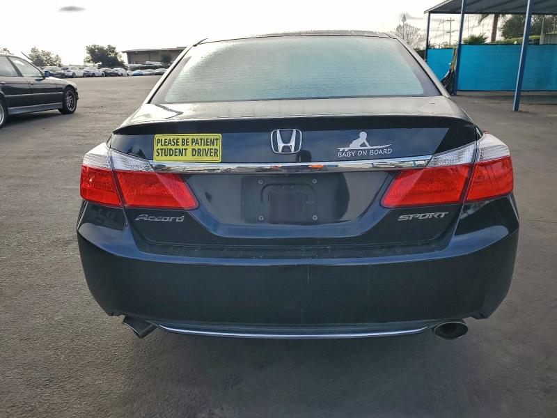 1HGCR2F55EA167250 - 2014 HONDA ACCORD SPORT BLACK photo 6