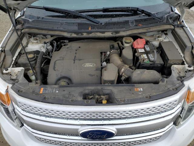 1FM5K7D86EGA64059 - 2014 FORD EXPLORER XLT WHITE photo 12