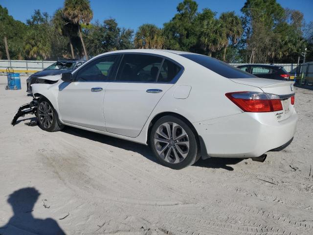 1HGCR2F53FA218746 - 2015 HONDA ACCORD SPORT WHITE photo 2