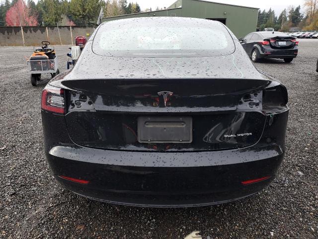 5YJ3E1EB5NF257775 - 2022 TESLA MODEL 3 黑色 照片 6
