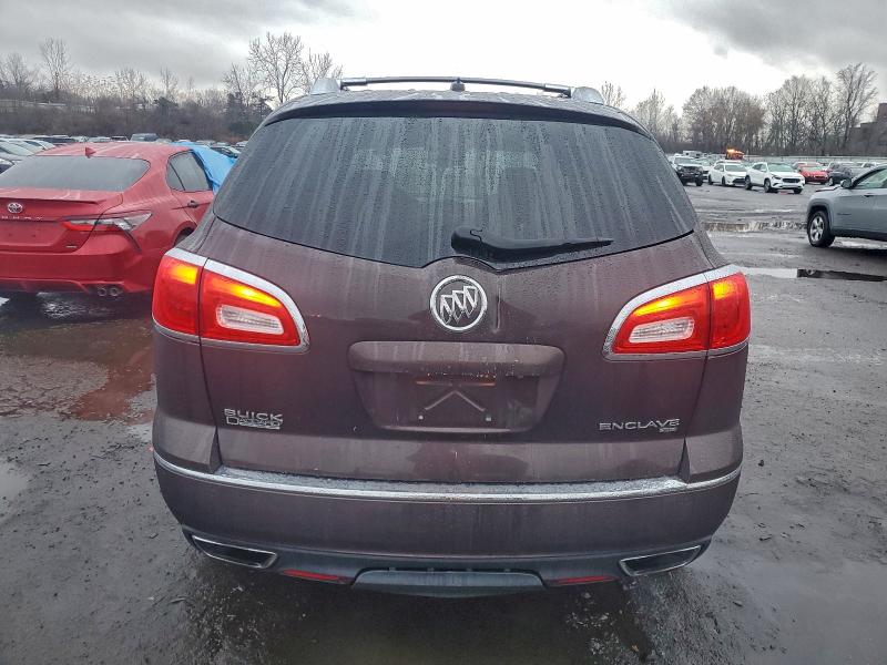 5GAKVBKD1FJ232360 - 2015 BUICK ENCLAVE BURGUNDY photo 6