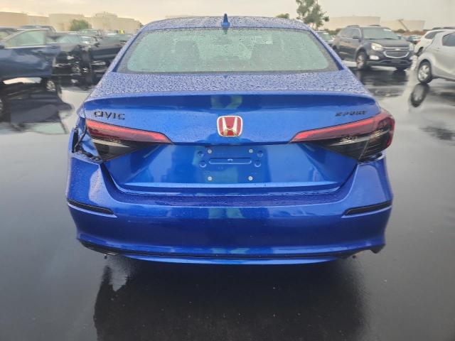 2HGFE2F54RH571530 - 2024 HONDA CIVIC SPORT BLUE photo 6
