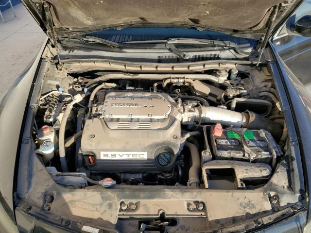 1HGCS21898A003445 - 2008 HONDA ACCORD EXL შავი ფოტო 11