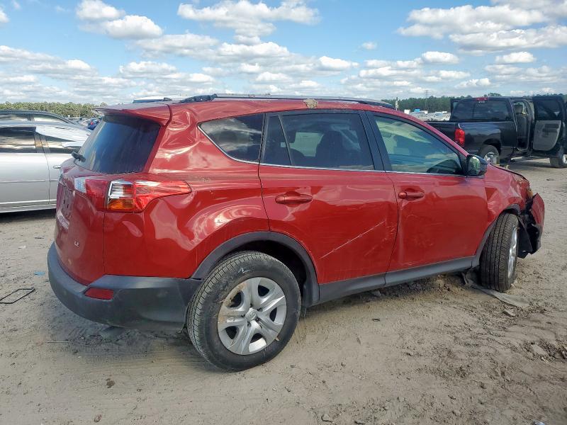 JTMZFREV6FD079948 - 2015 TOYOTA RAV4 LE RED photo 3