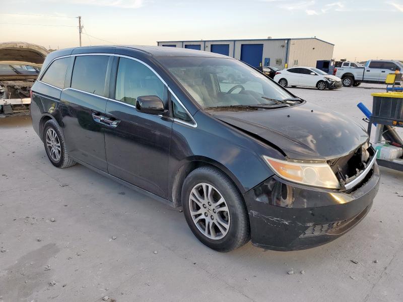 5FNRL5H64BB086759 - 2011 HONDA ODYSSEY EXL BLACK photo 4