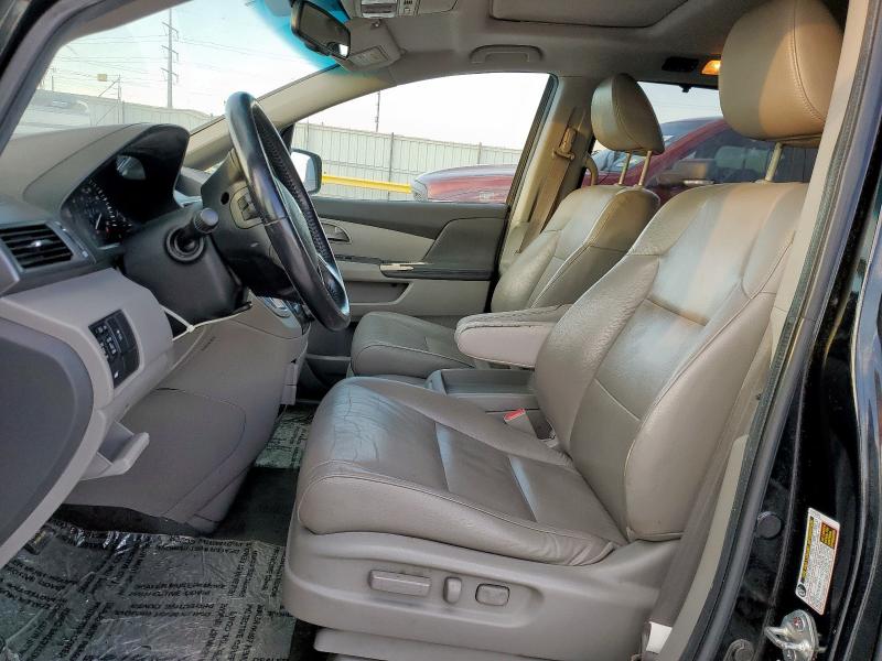 5FNRL5H64BB086759 - 2011 HONDA ODYSSEY EXL BLACK photo 7