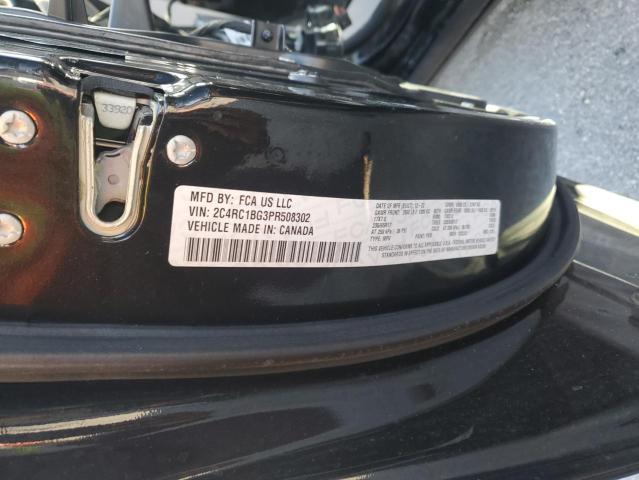 2C4RC1BG3PR508302 - 2023 CHRYSLER PACIFICA TOURING L Siyah fotoğraf 14